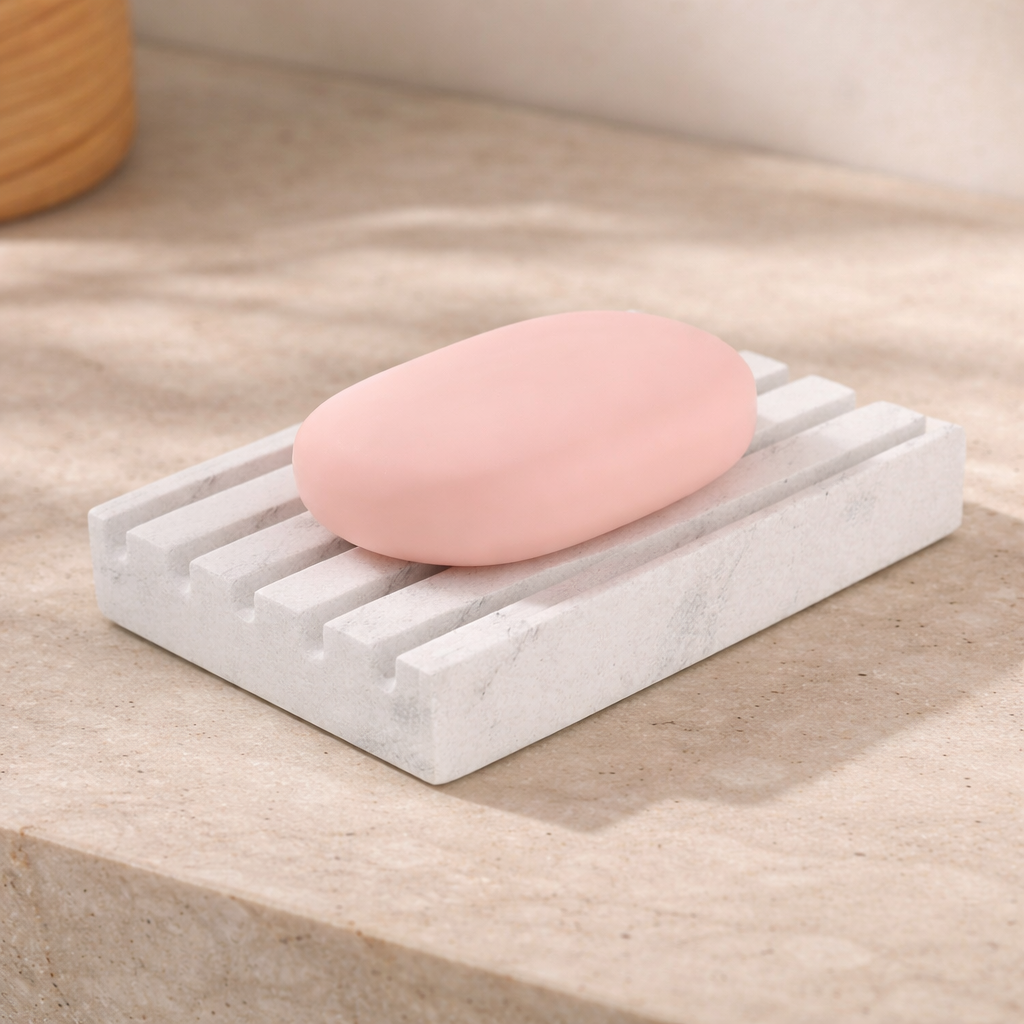 Ease On Travertine Soap Dish